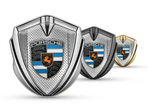 Porsche 3d Emblema Badge Tuning Ispirato Splendente 3D